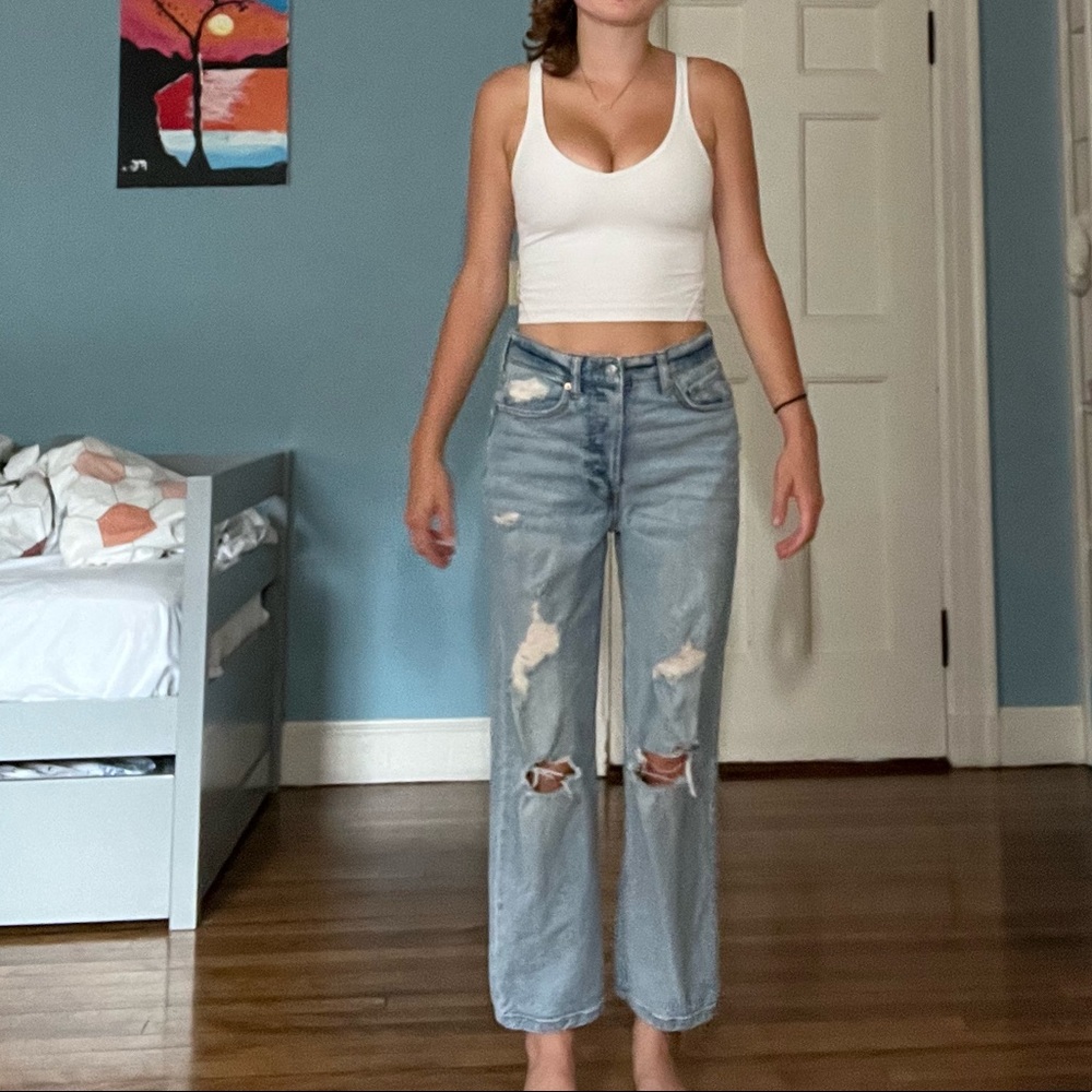 baggy ripped jeans